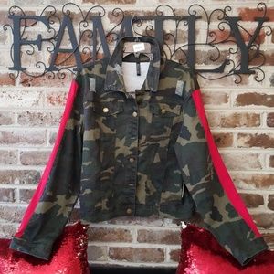Camo Distress Jacket